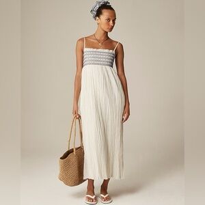Jcrew Catania crinkled dress